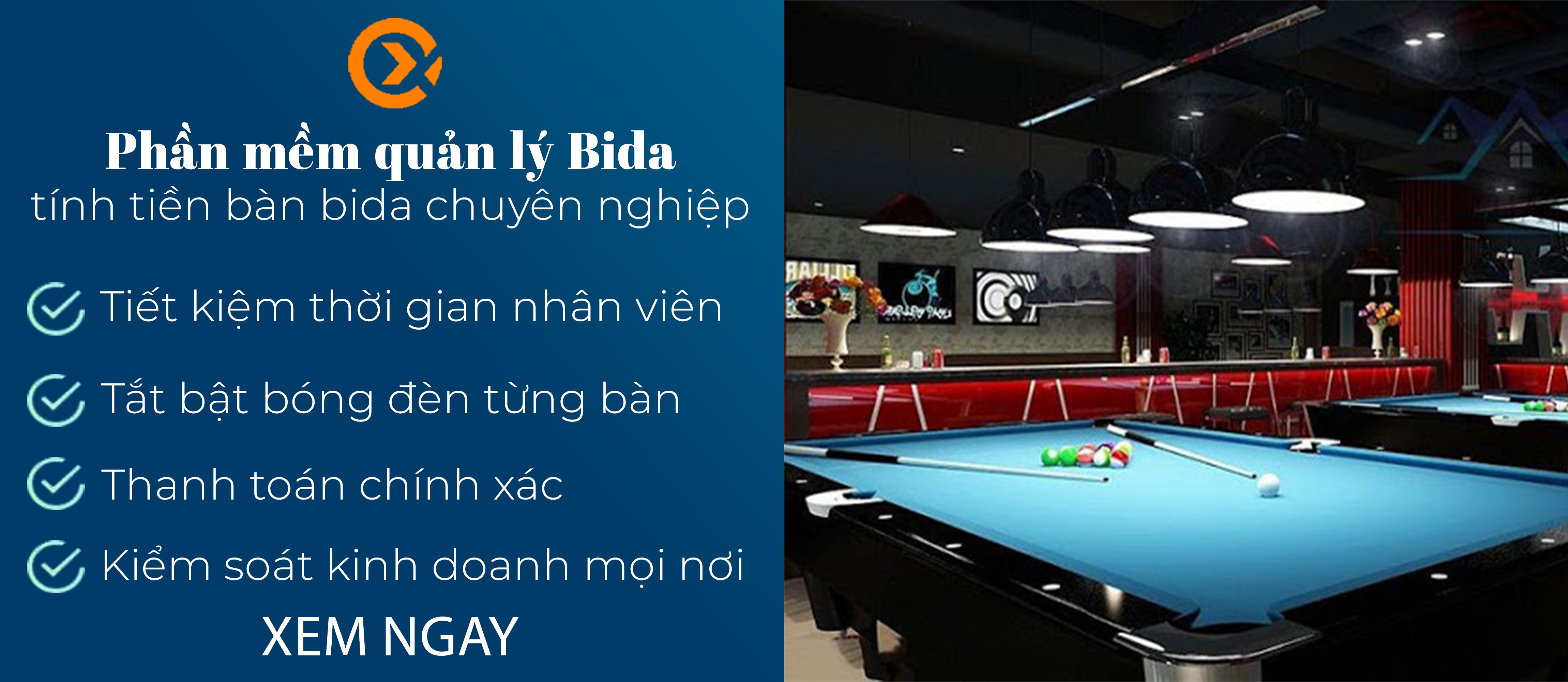 Phần mềm quản lý tính tiền BIDA