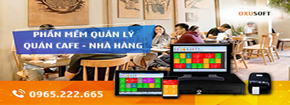 Phần mềm tinh tiền nhà hàng - quán CAFE